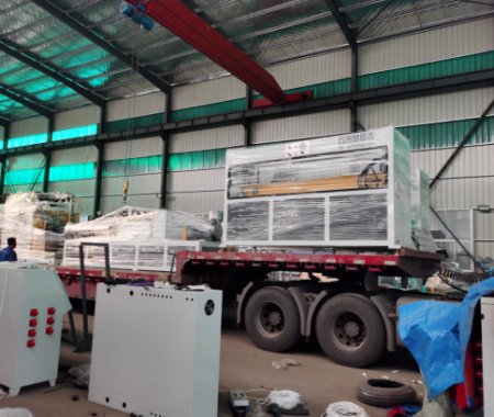 河南客戶回購3條生產(chǎn)線，今天發(fā)貨第一車！